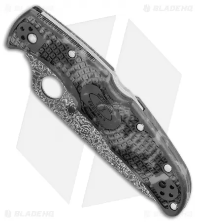 Spyderco Endura 4 Lockback Knife Zome (3.75" Damascus) 2 Spyderco Endura 4 Lockback Knife Zome (3.75" Damascus) - Image 2