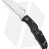 Spyderco Endura 4 Wharncliffe Back Lock Knife Black FRN (3.75" Satin)
