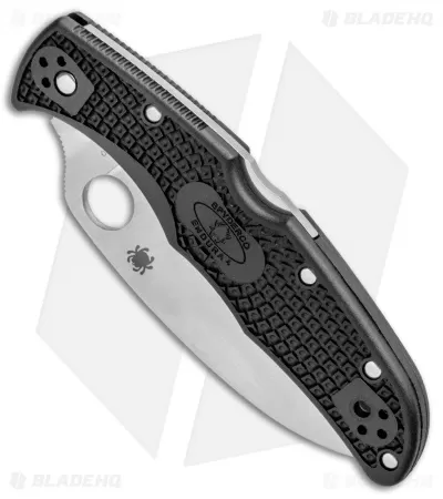 Spyderco Endura 4 Wharncliffe Back Lock Knife Black FRN (3.75" Satin) 2 Spyderco Endura 4 Wharncliffe Back Lock Knife Black FRN (3.75" Satin) - Image 2