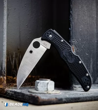 Spyderco Endura 4 Wharncliffe Back Lock Knife Black FRN (3.75" Satin) 5 Spyderco Endura 4 Wharncliffe Back Lock Knife Black FRN (3.75" Satin) - Image 5