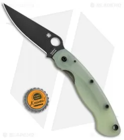 Spyderco M4 Military Knife Natural G-10 (4" Black) C36GM4PBK Exclusive -Knife Shop Spyderco M4 Military Natural G 10 Black C36GM4PBK BHQ 86311 jr bottlecap 2