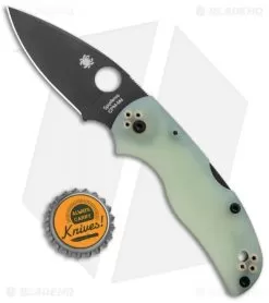 Spyderco M4 Native 5 Lockback Knife Natural G-10 (3" Black) C41GM4PBK5 Exclusive -Knife Shop Spyderco M4 Native 5 LB Natural G 10 Black C41GM4PBK5 BHQ 88442 jr bottlecap 2