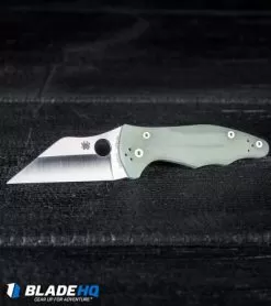 Spyderco M4 Yojimbo 2 Knife Natural G-10 (3.125" Satin) C85GM4P2 -Knife Shop Spyderco M4 Yojimbo 2 Knife Natural G 10 Satin C85GM4P2 BHQ77839 kp burnt wood open web