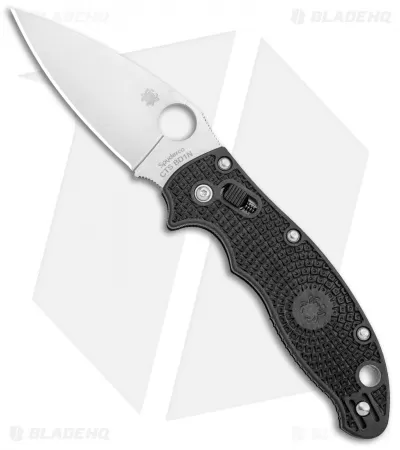 Spyderco Manix 2 Knife Black 86mm (3.37" Satin CTS-BD1N) C101PBK2 1 Spyderco Manix 2 Knife Black 86mm (3.37" Satin CTS-BD1N) C101PBK2