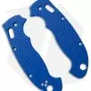 Spyderco Manix 2 XL Custom Honeycomb Pattern G10 Scales Allen Putman (Blue)