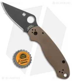 Spyderco Para 3 Compression Lock Knife Brown G-10 (3" Black) C223GPBNBK 9 Spyderco Para 3 Compression Lock Knife Brown G-10 (3" Black) C223GPBNBK -Knife Shop Spyderco Para 3 Compression Lock Brown G 10 Black C223GPBNBK BHQ 92724 jr bottlecap