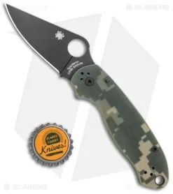Spyderco Para 3 Compression Lock Knife Digi Camo G-10 (3" Black) C223GPCMOBK -Knife Shop Spyderco Para 3 Compression Lock Digi Camo G 10 Black C223GPCMOBK BHQ 67322 jr bottlecap