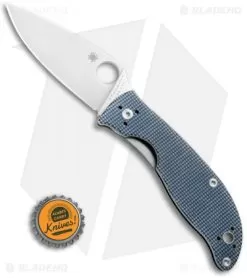 Spyderco Polestar Liner Lock Knife Gray G-10 (3.3" Satin) C220GPGY -Knife Shop Spyderco Polestar LL Gray G 10 C220GPGY BHQ 50832 jr bottlecap 2