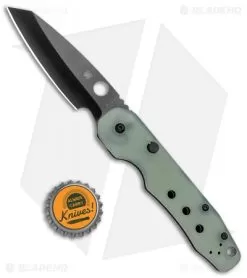 Spyderco M4 Smock Compression Lock Exclusive Knife Natural G-10 (3.5" Black) -Knife Shop Spyderco Smock Compression Lock Exclusive Knife Natural G 10 Black C240GM4PBK BHQ 126451 jr bottlecap