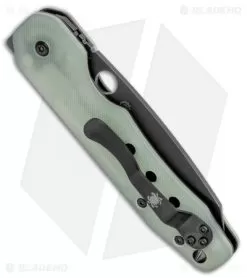 Spyderco M4 Smock Compression Lock Exclusive Knife Natural G-10 (3.5" Black) -Knife Shop Spyderco Smock Compression Lock Exclusive Knife Natural G 10 Black C240GM4PBK BHQ 126451 jr side