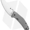 Spyderco SpydieChef Frame Lock Knife Gray Ti (3.3" Satin) C211TIP
