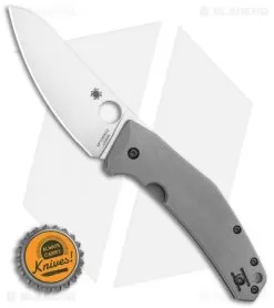 Spyderco SpydieChef Frame Lock Knife Gray Ti (3.3" Satin) C211TIP 9 Spyderco SpydieChef Frame Lock Knife Gray Ti (3.3" Satin) C211TIP -Knife Shop Spyderco SpydieChef Frame Lock Knife Gray Ti 3.3 Satin C211TIP BHQ 36436 LS Bottlecap