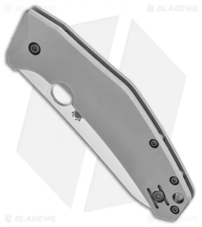 Spyderco SpydieChef Frame Lock Knife Gray Ti (3.3" Satin) C211TIP 2 Spyderco SpydieChef Frame Lock Knife Gray Ti (3.3" Satin) C211TIP - Image 2