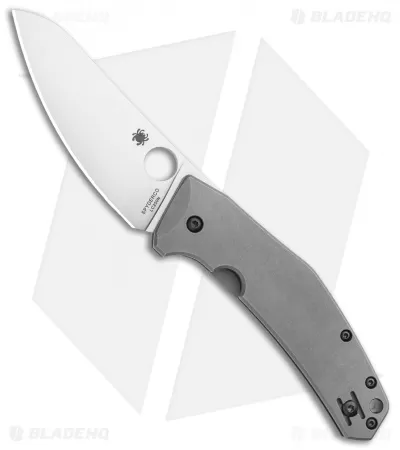 Spyderco SpydieChef Frame Lock Knife Gray Ti (3.3" Satin) C211TIP 1 Spyderco SpydieChef Frame Lock Knife Gray Ti (3.3" Satin) C211TIP