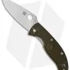 Spyderco Tenacious Lightweight Folding Knife OD Green FRN (3.4" Satin)