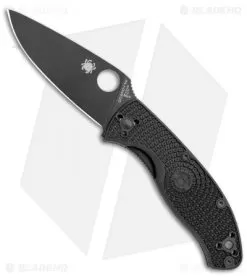 Spyderco Tenacious Lightweight Folding Knife FRN (3.375" Black) C122PBBK