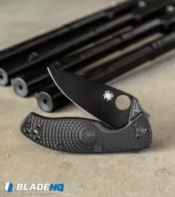 Spyderco Tenacious Lightweight Folding Knife FRN (3.375" Black) C122PBBK -Knife Shop Spyderco Tenacious Lightweight Folding Knife FRN Black C122PBBK BHQ 106183 kp daisy web