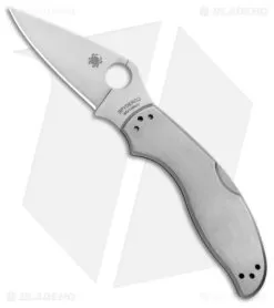 Spyderco UpTern Lock Back Knife Stainless Steel (2.9" Satin)