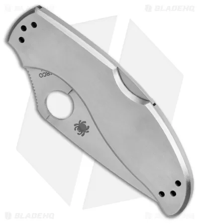 Spyderco UpTern Lock Back Knife Stainless Steel (2.9" Satin) 2 Spyderco UpTern Lock Back Knife Stainless Steel (2.9" Satin) - Image 2