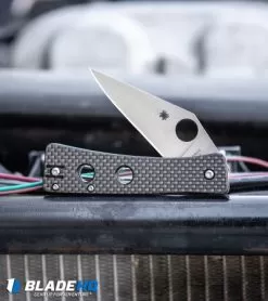 Spyderco Watu Compression Lock Knife Carbon Fiber (3.25"Satin) C251CFP -Knife Shop Spyderco Watu Compression lock Knife Carbon Fiber Satin C251CFP BHQ 106195 kp whip web