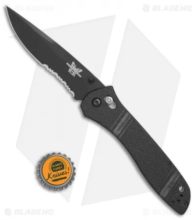 Vintage Benchmade 710 McHenry & Williams AXIS Lock Knife (4" Black Serr) 4 Vintage Benchmade 710 McHenry & Williams AXIS Lock Knife (4" Black Serr) - Image 4