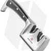 Wusthof 2 Stage Ikon Sharpener Black