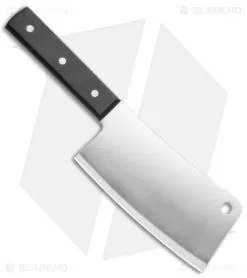 Wusthof Classic 6" Cleaver Kitchen Knife Black Polymer -Knife Shop Wusthof 6in Cleaver Kitchen Knife Black 6in Satin 4680 16 BHQ 114571 LS