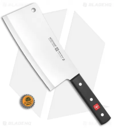 Wusthof Cleaver Kitchen Knife Black (8" Satin) 3 Wusthof Cleaver Kitchen Knife Black (8" Satin) - Image 3