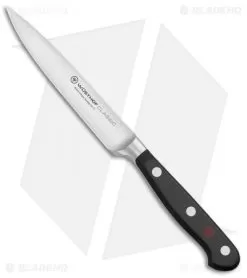 Wusthof Classic 4.5" Utility Kitchen Knife Black Polymer