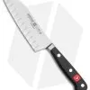 Wusthof Classic 5" Hollow Edge Santoku Kitchen Knife Black Polymer