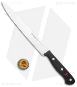 Wusthof Gourmet Carving Kitchen Knife Black (8" Satin) -Knife Shop Wusthof Gourmet Carving Knife Black Satin BHQ 114532 jr bottlecap