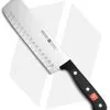Wusthof Gourmet Hollow Edge Nakiri Knife Black (7" Satin)