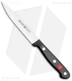 Wusthof Gourmet Utility Knife Black (4.5" Satin)