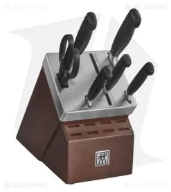 Zwilling Four Star 7-Piece Kitchen Knife Self-Sharpening Block Set