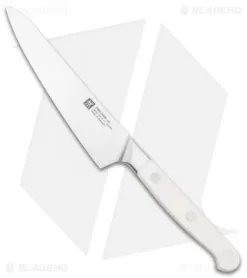 Zwilling Pro Le Blanc 5.5" Utility Prep Kitchen Knife White Three Pin