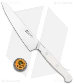 Zwilling Pro Le Blanc 5.5" Utility Prep Kitchen Knife White Three Pin 7 Zwilling Pro Le Blanc 5.5" Utility Prep Kitchen Knife White Three Pin -Knife Shop Zwilling Pro Le Blac 5.5in Prep 1009857 BHQ 136321 jr bottlecap