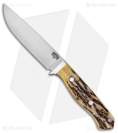 Bark River Camp & Trail Fixed Blade Knife Antique Stag Bone (5" A-2) 1 Bark River Camp & Trail Fixed Blade Knife Antique Stag Bone (5" A-2)
