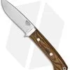 Bark River Classic Drop Point Knife Fixed Blade Bocote Wood (3.75" Elmax)