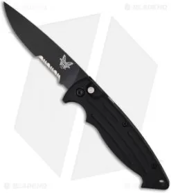 Benchmade 2550SBK Mini Reflex Automatic Knife (3.16" Black Serr)