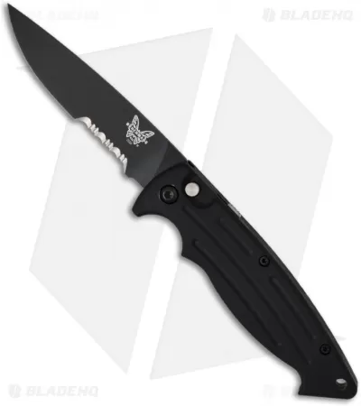 Benchmade 2550SBK Mini Reflex Automatic Knife (3.16" Black Serr)