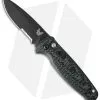 Benchmade CLA Compact Lite Auto Knife Green/Black (3.4" Black Serr) 4300SBK-1