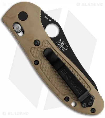 Benchmade Griptilian AXIS Lock Knife Sand (3.45" Black Serr) 550SBKHGSN 2 Benchmade Griptilian AXIS Lock Knife Sand (3.45" Black Serr) 550SBKHGSN - Image 2