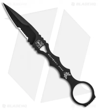 Benchmade SOCP Fixed Blade Knife 178SBK (3.22" Serr Black) W/ Black Sheath 1 Benchmade SOCP Fixed Blade Knife 178SBK (3.22" Serr Black) W/ Black Sheath