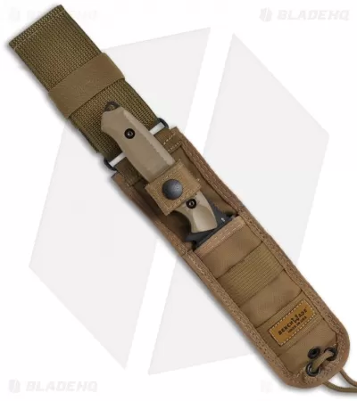 Benchmade Nimravus Fixed Blade Knife Sand (4.5" Black Serr) 140SBKSN 2 Benchmade Nimravus Fixed Blade Knife Sand (4.5" Black Serr) 140SBKSN - Image 2