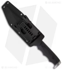 Browning Black Label Point Blank Leather Fixed Blade Knife (6" Bead Blast) 112BL -Knife Shop black label point blank fixed 320111bl sheathb 1