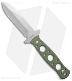 Boker Plus Steel Ranger Fixed Blade Knife Green G-10 (4" Stonewash) 02BO289