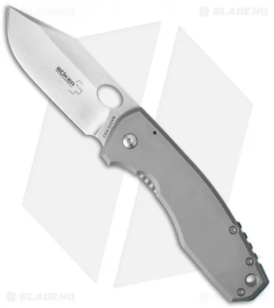 Boker Plus Vox F3 II Frame Lock Knife Titanium (3" Satin) 01BO340 1 Boker Plus Vox F3 II Frame Lock Knife Titanium (3" Satin) 01BO340