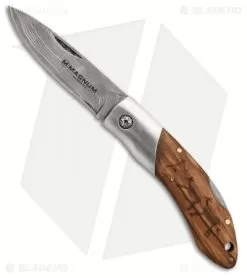 Boker Magnum Caveman Lockback Knife (3.25" Damascus) 01RY818DAM