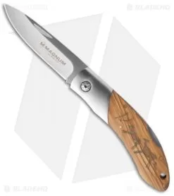 Boker Magnum Caveman Lockback Knife (3.23" Satin) 01RY818