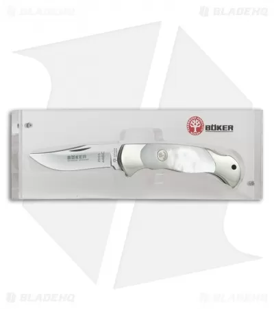 Boker Scout Lock Back Pocket Knife Mother Of Pearl (3.125" Satin) 112005 2 Boker Scout Lock Back Pocket Knife Mother Of Pearl (3.125" Satin) 112005 - Image 2